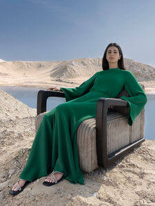 Fancy <b>Silver</b> Flat Sandals for Women 2024 Casual Women Black <b>Sleepers</b> With Thick Sole Simple Diamond Straps Slide in for Party - Product Image 2