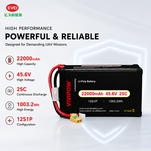 Batterie LiPo HV 22000mAh 45.6V 25C améliorée pour drone agricole, longue autonomie, connecteur personnalisé - Product Image 2