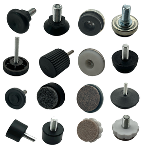 כפות רגליים כבדות מאוד מתכווננות נגד החלקה עבור עומס כבד m12 גי דלוקס נירוסטה קבוע m8 m10 מתכווננת מתכווננת - Product Image 4