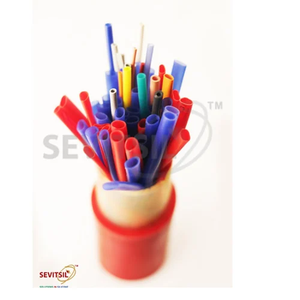 Tube en silicone pour application d'isolation, gaine isolante électrique flexible résistante à la chaleur, tube en silicone rouge industriel - Product Image 3