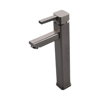 Robinet mural monocommande en nickel brossé de haute qualité, certifié NSF, avec capteur tactile et débit de 0,5 GPM