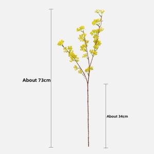 Modelo de Fruta Artificial Hecha a Mano, de un Solo Tallo, Tipo <span class=keywords><strong>Pino</strong></span>, Blanca, 73CM, para Decoración <span class=keywords><strong>del</strong></span> Hogar y Bodas, sin Hojas, con Perlas - Product Image 4