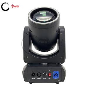 Testa Mobile LED Beam 200 con Gobo in Vetro, Piastra Arcobaleno, Prisma Effetto Rugiada, Compatto per DJ, Discoteche, Concerti, Eventi, Illuminazione da Palco - Product Image 5