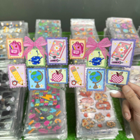 Autocollants UV DTF de haute qualité pour gobelets, 16 oz, motifs de dessins animés, imperméables, pour gobelets en verre transparent, personnalisables, vente en gros