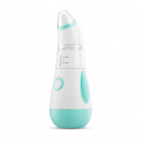 Aspirateur nasal et irrigateur 2-en-1 de qualité médicale pour bébé, nettoyeur de nez électrique silencieux <30dB, kit de rinçage des sinus rechargeable