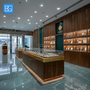 Vitrina de Joyería de Alta Gama, Madera Lacada, Iluminación Integrada, Tienda Boutique, Centro Comercial, Exhibición de Joyería - Product Image 2