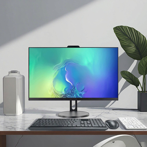 คอมพิวเตอร์เดสก์ท็อปสำหรับเล่นเกมแบบครบวงจรขนาด21.5นิ้วพร้อมหน้าจอ LCD <span class=keywords><strong>DDR3</strong></span>แรมและกล้องสำหรับธุรกิจสำนักงานนักเล่นเกม I7หลัก/I5 - Product Image 1