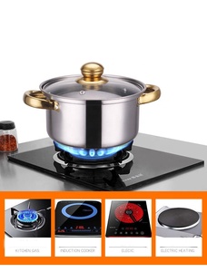 Juego de Utensilios de Cocina de Alta Calidad de 5 Piezas, Olla Antiadherente con Diseño Atractivo, Ecológica, Base Multicapa, Apta para Lavavajillas - Product Image 3
