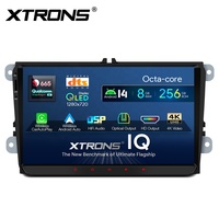 Estéreo para Auto Android de 9 Pulgadas para VW/Skoda/Seat, Qualcomm 665, 8+256GB, Pantalla QLED IPS, DTS, DSP, Salida Óptica HD, CarPlay, CE-XTRONS