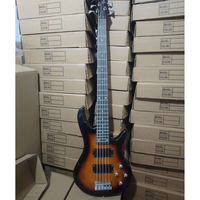 Guitare Basse 5 Cordes 2026 Tendance Corps en Peuplier Manche en Érable Personnalisée Vente en Gros Professionnelle Finition Brillante