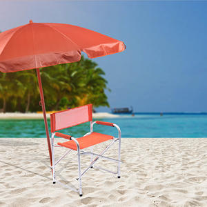 Sedia pieghevole Orange Aluminum Direct 47x57x80 cm per esterni, spiaggia, giardino, parco, campeggio, pesca - Product Image 3