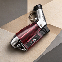 Briquet à double flamme YX Tiange 1, design moderne, en plastique, coupe-vent, pour cadeaux d'affaires, vente en gros