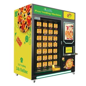 好价格来源工厂32英寸xy电梯投币披萨自动售货机自助服务