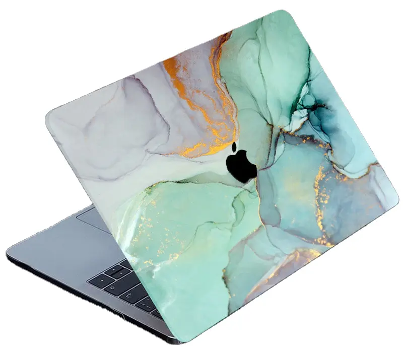 Marmer Laptop plastik cangkang keras casing untuk Macbook Air A2179 Pro A2251 A2338 Retina penutup Laptop untuk MacBook Air 11.6 A1370/A1465