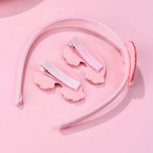 คลิปหนีบผมเด็กสีรุ้งขนาดใหญ่3ชิ้น/เซ็ตที่คาดผมเลื่อมแวววาวเครื่องประดับผมของเด็กผู้หญิง - Product Image 4