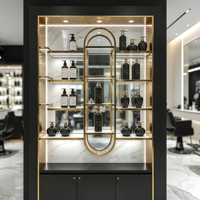 Station de manucure moderne de grande taille, mobilier de luxe pour salon de beauté et spa, mobilier personnalisé pour salon de coiffure professionnel et barbier