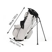 Tas Golf nilon tahan air untuk pria wanita, tas Golf bahu ringan 14 Slot, tas Golf nilon tahan air untuk pria dan wanita