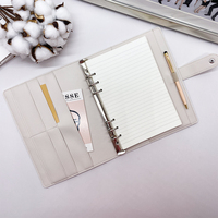 2025 Recharge Pages intérieures Baby Touch Notebook Softcover PU Leather Loose Leaf Planner