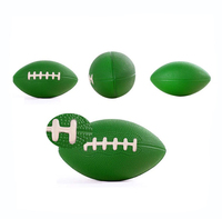 Balle anti-stress personnalisée en forme de ballon de rugby, avec logo, en PU, jouet anti-stress en forme de ballon de football, avec logo