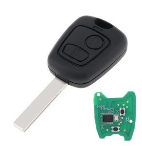 2 Nút 307 Từ Xa Chìa Khóa Xe Fob Shell Với Id46 Chip 433Mhz Và Hu83 Lưỡi Cho <span class=keywords><strong>Citroen</strong></span> 73373067C Chìa Khóa Xe Trường Hợp - Product Image 1