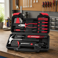 Nouvel arrivage d'usine : Kit d'outils manuels universels en acier au carbone de 39 pièces pour l'entretien domestique (OEM/ODM)