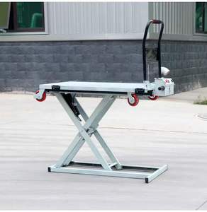 Chariot à <span class=keywords><strong>table</strong></span> élévatrice à ciseaux Tables élévatrices hydrauliques 350kg 500kg Tables élévatrices manuelles Chariots et chariots à main - Product Image 4