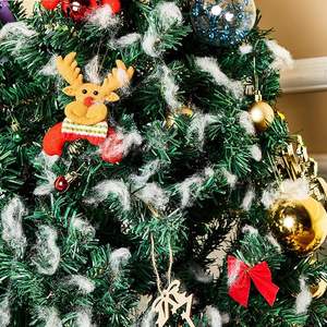 Manta de Nieve Artificial Grande para <span class=keywords><strong>Navidad</strong></span>, Rollo de Nieve Artificial Blanca de 5 x 6.6 Pies para Decoración de Árboles de <span class=keywords><strong>Navidad</strong></span>, Camino de Mesa - Product Image 3