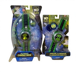 <strong>Ben10</strong> Junior Hacker Electronic <strong>Watch</strong> Projection Toy PVC Material Age 7-14 Unisex Luminous Vocal Pronunciation Defender - Product Image 1