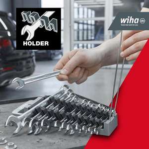 WIHA - 45321 <b>Ring</b> open-end <b>spanner</b> <b>set</b> with holder (13 pcs.) - EAN 4010995453213 WRENCHES COMBINATION WRENCHES - Product Image 4