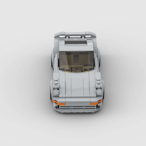 Gran Oferta: Coche de Carreras MOC Compatible con Ladrillos de Marca, Coche Deportivo Famoso, Rompecabezas de Partículas Pequeñas, Bloques de Construcción Ensamblables, Juguete DIY - Product Image 4