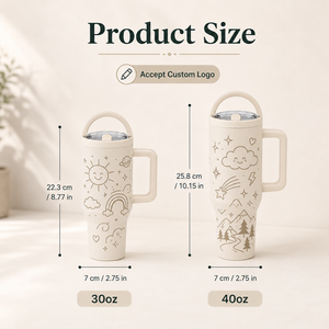 Personalized Cute Cartoon Stainless Steel Insulated Travel <b>Mug</b> with Leakproof Lid and <b>Large</b> Handle - Product Image 2