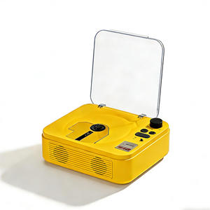 Lecteur CD portable rétro HIFI avec système audio USB MP3 pour la maison, la chambre, le bureau, cadeau, système audio de bureau - Product Image 4