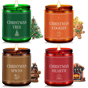 4 pacchetti <span class=keywords><strong>di</strong></span> cera <span class=keywords><strong>di</strong></span> soia inverno casa regali <span class=keywords><strong>di</strong></span> <span class=keywords><strong>natale</strong></span> profumati Set <span class=keywords><strong>di</strong></span> candele <span class=keywords><strong>albero</strong></span> <span class=keywords><strong>di</strong></span> <span class=keywords><strong>natale</strong></span> spezie biscotti focolare candele <span class=keywords><strong>di</strong></span> lusso - Product Image 1