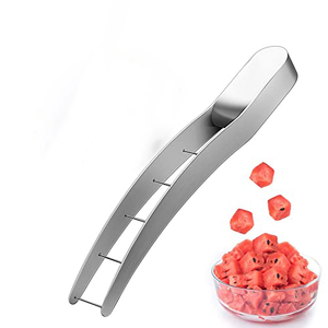 Utensilios de Cocina Profesionales, Cortador Manual de Frutas de Acero Inoxidable 430, Cuchillos para Cortar en Cubos, Rebanador de Sandía - Product Image 1