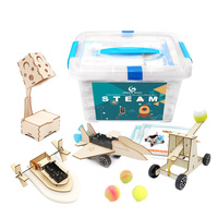 2025 Kit Robot Edukasi DIY Murah dan Kecil, Mainan STEM Kayu Bentuk Tanaman untuk Pembelajaran Prasekolah, Kesenangan Anak