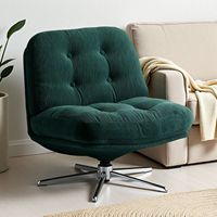 Fauteuil de loisirs en tissu rotatif individuel en gros pour petit appartement salon