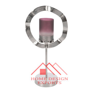 Portavelas único con votivo de cristal para vajilla, centros de mesa, decoración, diseño elegante, portavelas moderno - Product Image 2