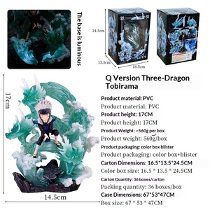 Accessoire d'aquarium en PVC écologique pour la série Great Jutsu Resonance : Libération d'eau Trois Dragons - Tobirama Senju - En stock - Product Image 6