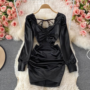 Falda ajustada de manga larga, moderna y adecuada para ir al trabajo, venta al por mayor - Product Image 2