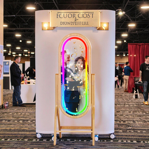 Photomaton de mariage interactif Machine à selfie Touch Magic Mirror Photomaton pour <span class=keywords><strong>Mac</strong></span> Mini DSLR Camera Printer et Party Events - Product Image 1