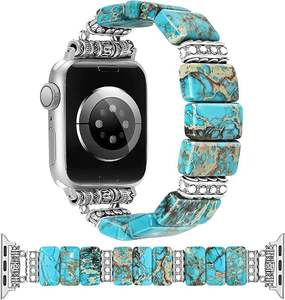 <span class=keywords><strong>Bracelet</strong></span> de montre extensible en pierre impériale colorée Win-Win pour <span class=keywords><strong>Apple</strong></span> <span class=keywords><strong>Watch</strong></span> IWatch Series 11 10 9 8 7 6 <span class=keywords><strong>SE</strong></span> - Product Image 4