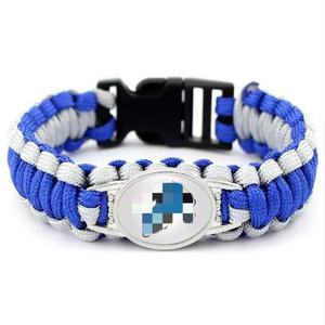 Grosir Gelang Kulit Kepang Retro Tim Olahraga AS Multi-lapis Tahan Sobek Cetak Sublimasi Acara Promosi Paduan Logam Perunggu - Product Image 6