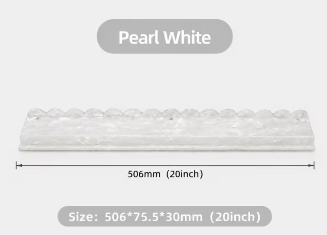 016 U-shaped shell white