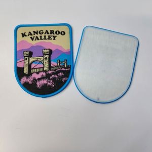 Échantillon Gratuit, Logo Personnalisé, Patch en Tissu Brodé 3D Personnalisé avec Poignées Découpées au Laser, Formes Multiples, Thermocollant - Product Image 3