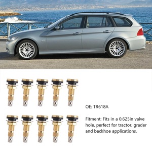 Válvula de neumático sin cámara para líquidos, neumática, Tr618a, para vehículos de ingeniería y agrícolas, modelo 618a, color Al550887736245 - Product Image 3