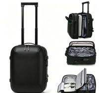Sac à dos pour ordinateur portable avec compartiment hermétique amovible, compression sous vide TSA, pour étudiants et voyages