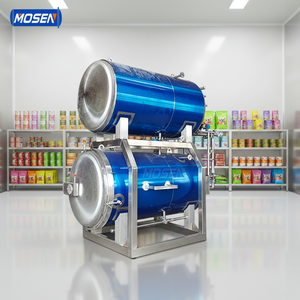 Máquina <span class=keywords><strong>de</strong></span> Esterilización por Inmersión en Agua Caliente <span class=keywords><strong>de</strong></span> Acero Inoxidable 304/316 Mosen / Autoclave para Comida Preparada / Alimento para Mascotas - Product Image 1