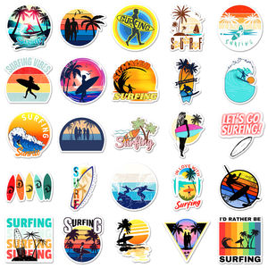 50pcs Factory Wholesale Sports Cartoon Custom <strong>Sticker</strong> Graffiti Decorative <strong>Surfing</strong> <strong>Sticker</strong> - Product Image 4