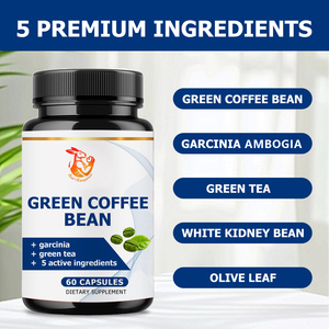 Capsules de café vert personnalisées en usine avec haricot blanc et feuille d'olivier pour la combustion des graisses et la gestion du poids - Product Image 2