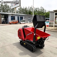 Mini-dumper Rhinoceros 300kg 500kg 800kg Électrique Essence Diesel Petit Camion Benne Chargeur de Chantier